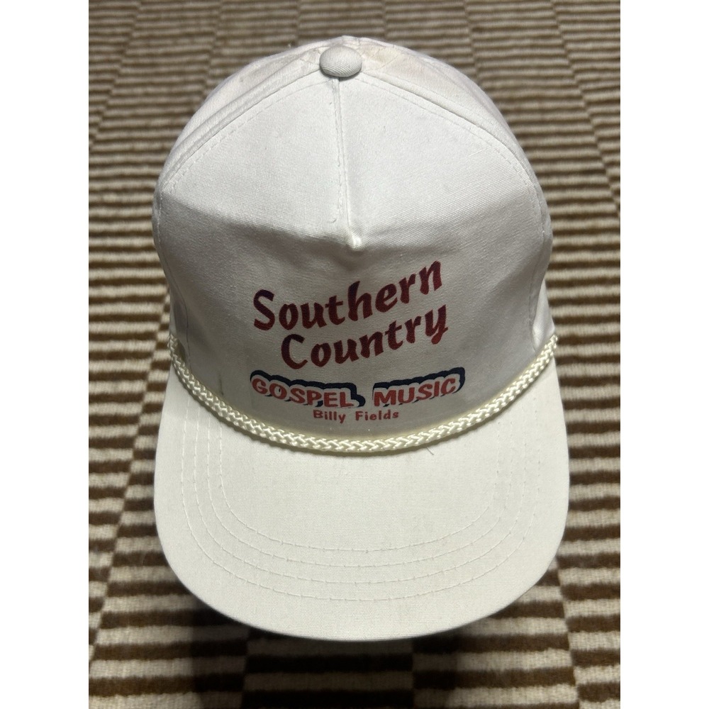 Vintage Yupoong Southern Country Gospel Music Rope Snapback Hat Billy Fields